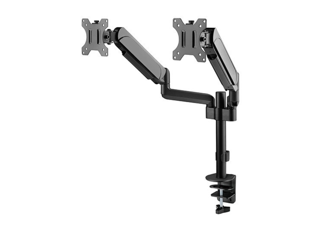 Buy Skill Tech SH48 Dual Monitor Arm – Gas Spring | in Qatar Buy Skill Tech SH48 Dual Monitor Arm – Gas Spring | in Qatar